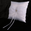 Vintage Floral Wedding Ring Pillow Engagement Ring Bearer Cushion 20x20cm