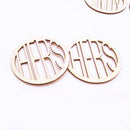 Wooden Coasters Drinks Cup Mats Set Hers and Hers Lesbian Wedding Housewarming Gift