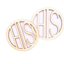 Wedding Wooden Drinks Cup Insulation Mats Pads Coasters Housewarming Home Decor