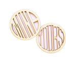 2Pcs Mine & Yours Wood Coaster- Drink Coaster-Gift for Couple-Wedding Gift