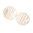2Pcs Mine & Yours Wood Coaster- Drink Coaster-Gift for Couple-Wedding Gift