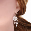 Crystal Vintage Drop Dangle Earrings Wedding Bridal Prom Jewelry Accessories