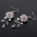 Crystal Vintage Drop Dangle Earrings Wedding Bridal Prom Jewelry Accessories