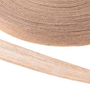 Natural Burlap Roll Hessian Ribbon Jute Tape Strap DIY Craft 100m x 2.5cm