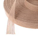 Natural Burlap Roll Hessian Ribbon Jute Tape Strap DIY Craft 100m x 2.5cm