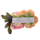 Fabric Flower Sewing Embellishment for Clothing Headband Hat Applique DIY Craft