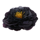 Artificial DIY Fabric Flower Black Peony Daisy Crafts Wedding Headband Straw Hat