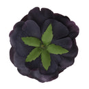Artificial DIY Fabric Flower Black Peony Daisy Crafts Wedding Headband Straw Hat