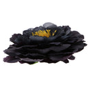 Artificial DIY Fabric Flower Black Peony Daisy Crafts Wedding Headband Straw Hat