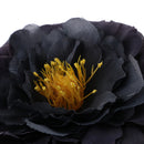 Artificial DIY Fabric Flower Black Peony Daisy Crafts Wedding Headband Straw Hat
