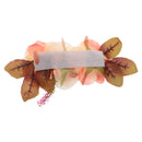 Unfinished Real Touch Fabric Roses Flower Leaf Silk Sewing Embellishment for Clothes Headband Hat Applique DIY Trim Craft