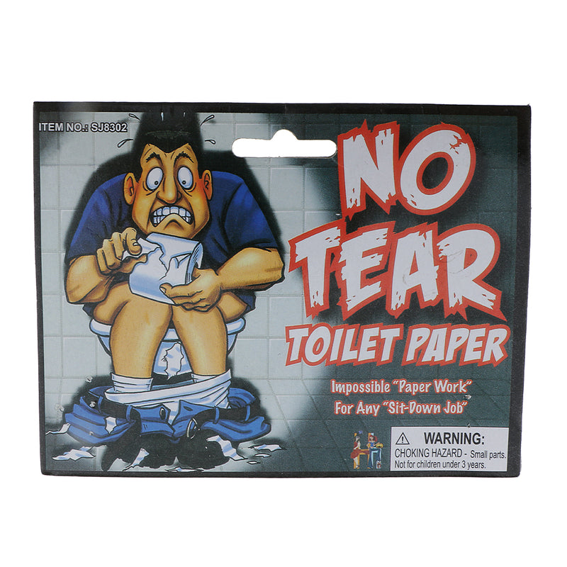1 Roll of No Tear Toilet Paper Gag Prank Joke Gag Gift