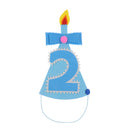 2 Year Anniversary Birthday Party Cone Hat for 2nd Baby Shower Age 2 Celebration
