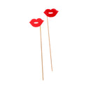 Pack of 20 Photo Booth Prop Wedding Hen Night Party Bridal Groom Photobooth On A Stick