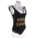 Girls Happy Holiday Swimwear Bathing suit for Summer Vacation L Black
