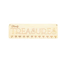 Rustic Family Treasures Reminder Wooden Plaque Anniversary Calendar 50 Discs