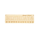 Vintage Family Friends Birthday Party Wooden Plaque Board Reminder Calenders