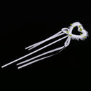 Easy Handle Heart Princess Fairy Wand for Girls Party White