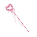 Lightweight Heart Shape Princess Fairy Wand For Kids Party Supplies Pink