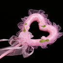 Lightweight Heart Shape Princess Fairy Wand For Kids Party Supplies Pink