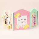 Funny Handmade Paper Stickers DIY Photo Frame Baby Photo Shower Crafts