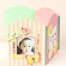 Funny Handmade Paper Stickers DIY Photo Frame Baby Photo Shower Crafts