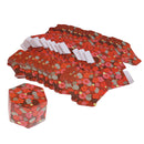 50 Pieces Plum Blossom Wedding Favor Candy Boxes Gift Boxes for Anniversary Red Bottom