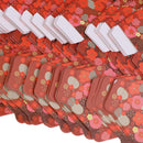 50 Pieces Plum Blossom Wedding Favor Candy Boxes Gift Boxes for Anniversary Red Bottom