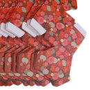50 Pieces Plum Blossom Wedding Favor Candy Boxes Gift Boxes for Anniversary Red Bottom