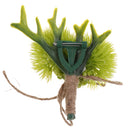 Artificial Succulent Corsage Boutonniere Pin Brooch for Green Party Prom