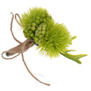 Artificial Succulent Corsage Boutonniere Pin Brooch for Green Party Prom