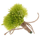 Artificial Succulent Corsage Boutonniere Pin Brooch for Green Party Prom