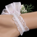 Bridesmaid Sisters Corsage Bracelet Hand Flowers Wedding Supply Lotus Color