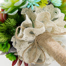 Bridal Wedding Holding Bouquets Bridesmaid Toss Bouquet Home Table Flora