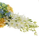 Glamorous Small Orchid Holding Bouquet for Bridesmaid Wedding Photo Props Home Party Table Decoration