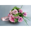 Wedding Bridal Bridesmaid Artificial Daisy Rose Bouquet Hand Tied Flower
