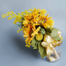 Wedding Bridal Bridesmaid Artificial Sunflower Bouquet Hand Tied Flower
