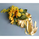 Wedding Bridal Bridesmaid Artificial Sunflower Bouquet Hand Tied Flower