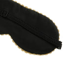 Black Natural Silk Sleeping Mask Soft Eye Cover Girls Sleepover Party Accessory