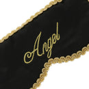 Black Natural Silk Sleeping Mask Soft Eye Cover Girls Sleepover Party Accessory
