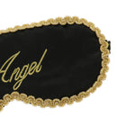 Black Natural Silk Sleeping Mask Soft Eye Cover Girls Sleepover Party Accessory