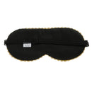 Black Natural Silk Sleeping Mask Soft Eye Cover Girls Sleepover Party Accessory