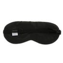 Black Natural Silk Sleeping Mask Soft Eye Cover with Don't Bothering Me Now Embroidered