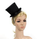 1920s Mini Top Hat Black Halloween Fancy Dress Costume Woman Girl Headband