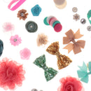 Set of Hair Bow DIY Accessory Barrette Clip Baby Kids Girl Headband Headwear