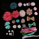 Set of Hair Bow DIY Accessory Barrette Clip Baby Kids Girl Headband Headwear