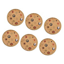 6 Pieces Halloween Theme Paper Plates 18cm Bake Accessory
