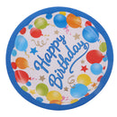 Colorful Balloon Star Pattern Girls Boys Birthday 6pcs PAPER PLATES 18cm Round Plates Party Tableware Decorations
