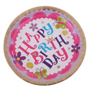 6 Pieces Happy Birthday Disposable Cake Cupcake Paper Plates Tableware