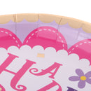 6 Pieces Happy Birthday Disposable Cake Cupcake Paper Plates Tableware